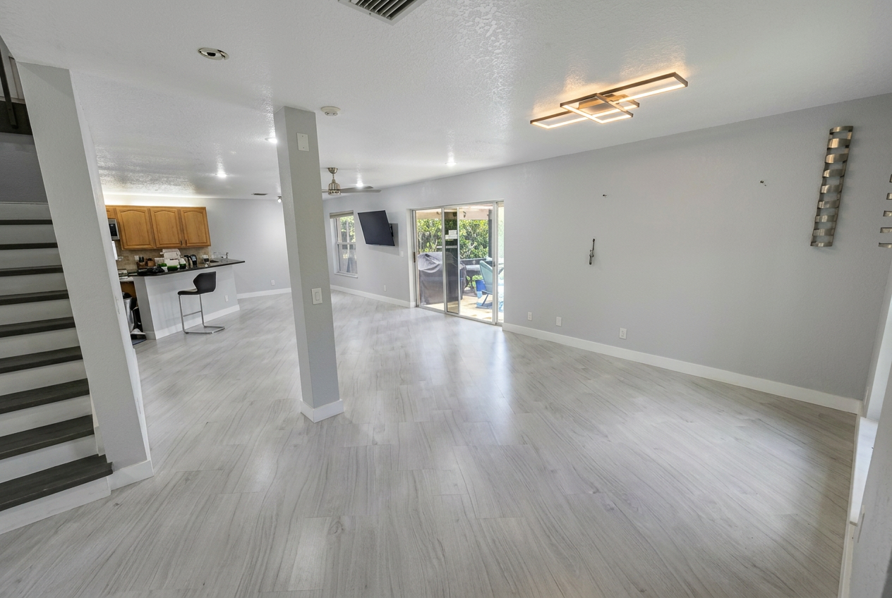 Open Plan Plank Floors